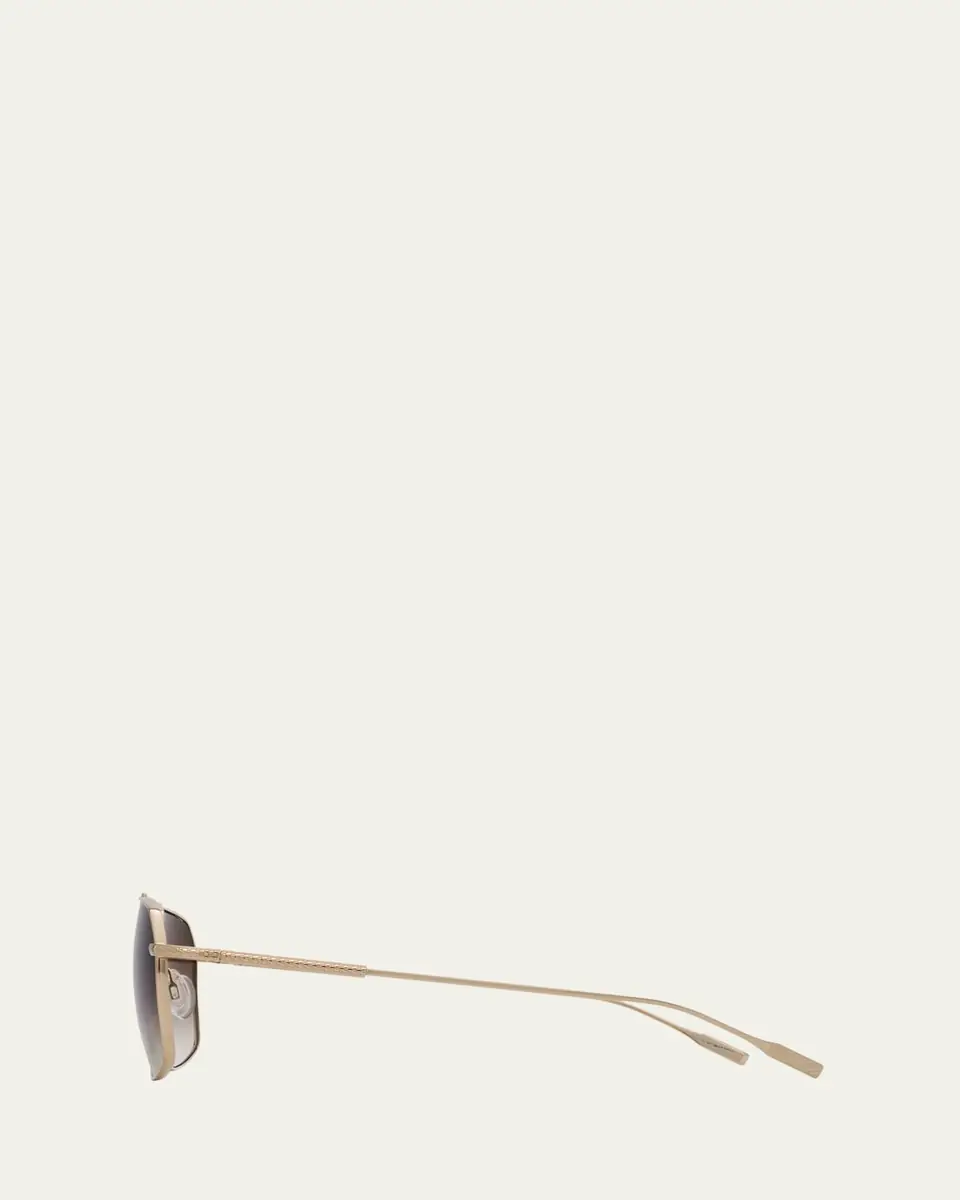 BARTON PERREIRA Renzo Titanium Aviator Sunglasses | Thumbnail 3 BARTON PERREIRA Renzo Titanium Aviator Sunglasses | Thumbnail 3