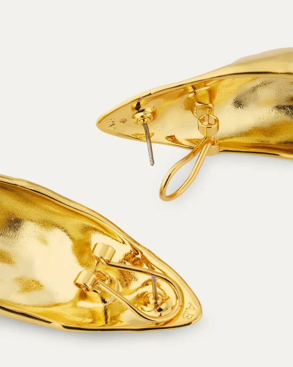 ALEXIS BITTAR Molten Puffy Teardrop Post Earrings | Thumbnail 4