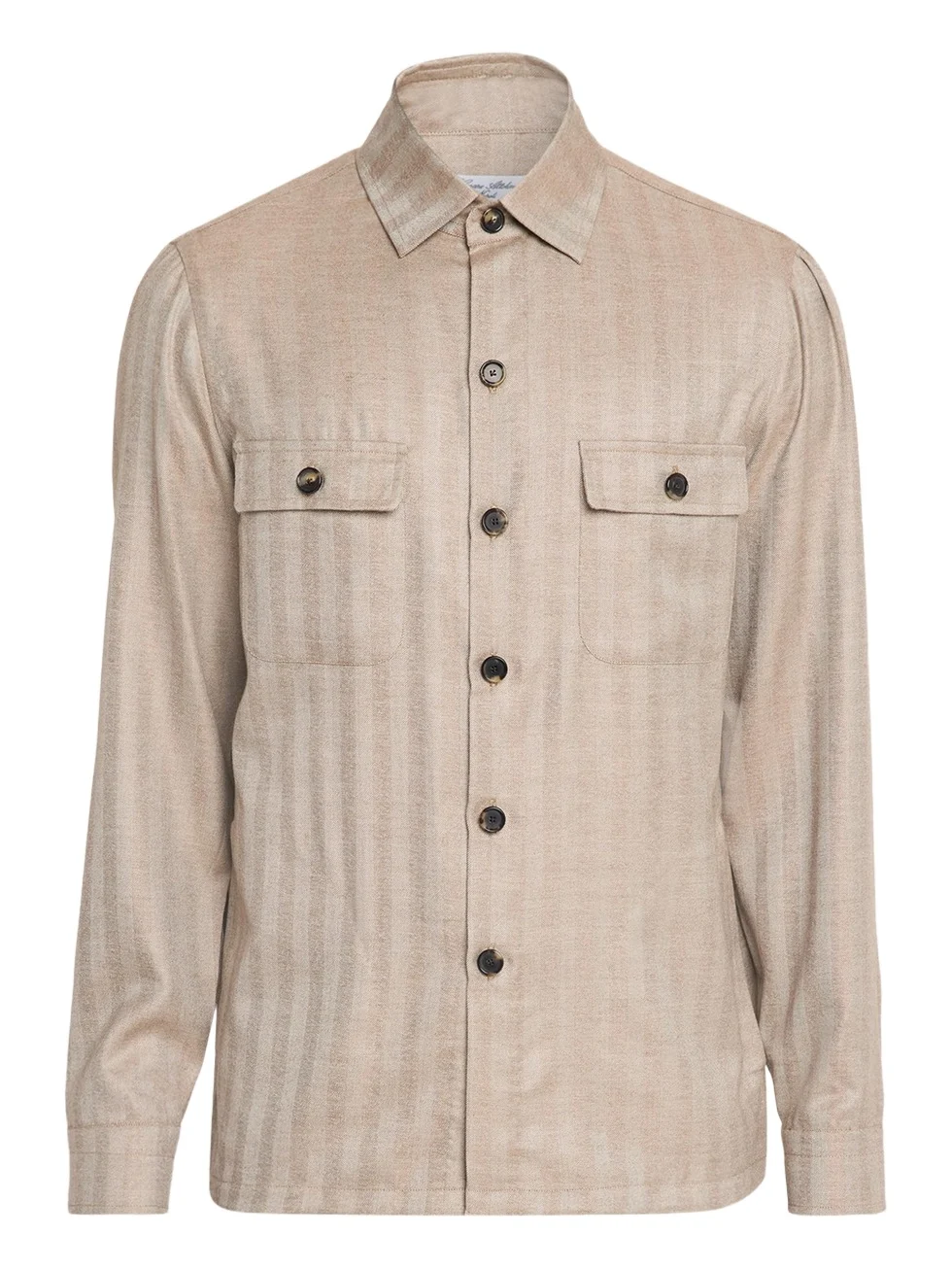 Men's Cashmere and Silk Herringbone Field Jacket Men's Cashmere and Silk Herringbone Field Jacket
