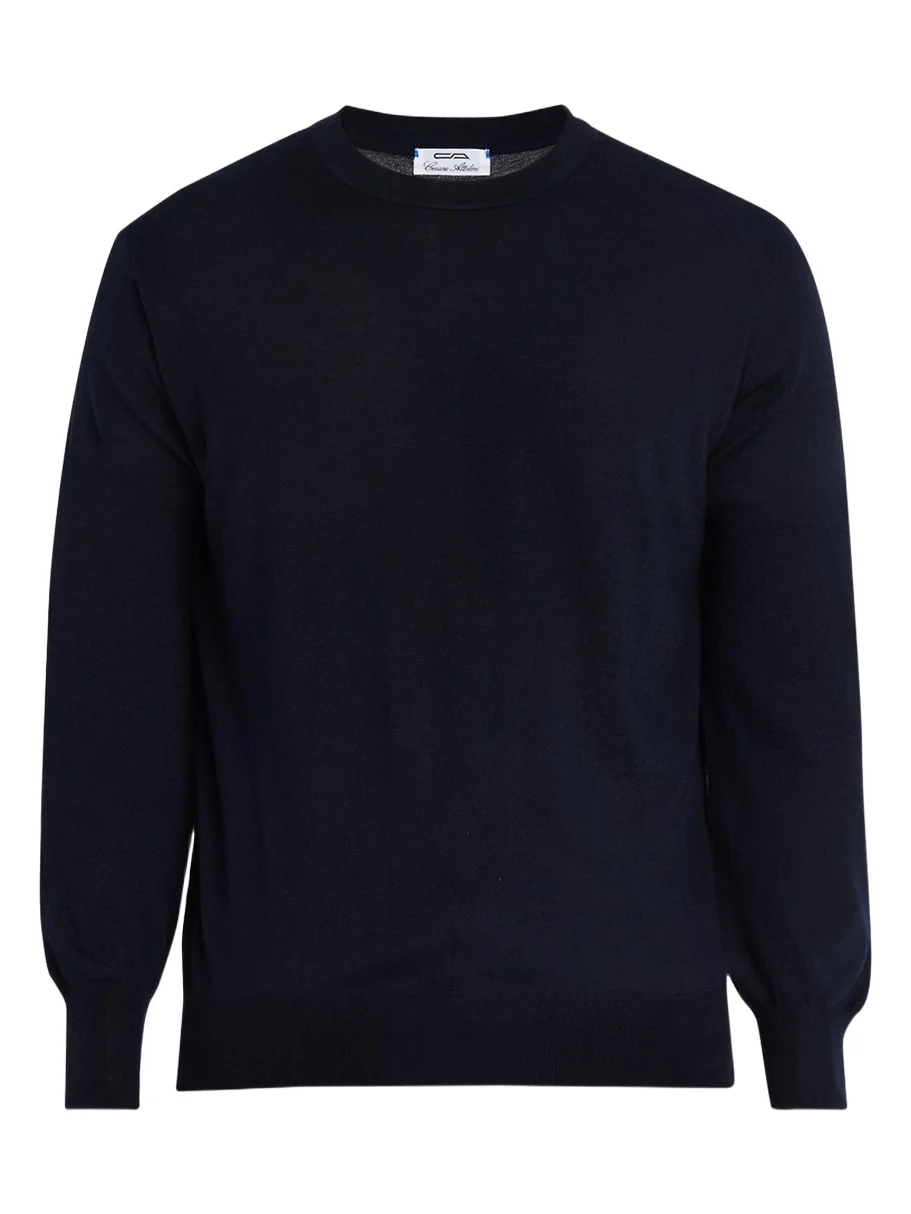 Men's Solid Cashmere Crewneck Sweater Men's Solid Cashmere Crewneck Sweater