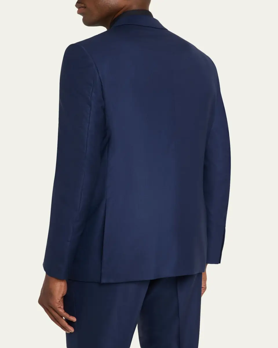 Zegna Men's Tonal Prince of Wales Plaid Wool Two-Piece Suit | Thumbnail 5 Zegna Men's Tonal Prince of Wales Plaid Wool Two-Piece Suit | Thumbnail 5
