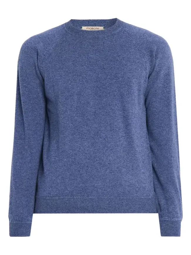 Men's Sweatshirt-Style Cashmere Crewneck Sweater Men's Sweatshirt-Style Cashmere Crewneck Sweater