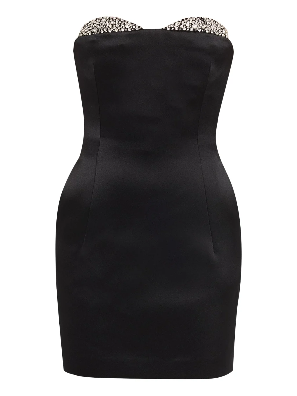 Noelie Strapless Crystal Sweetheart Mini Dress