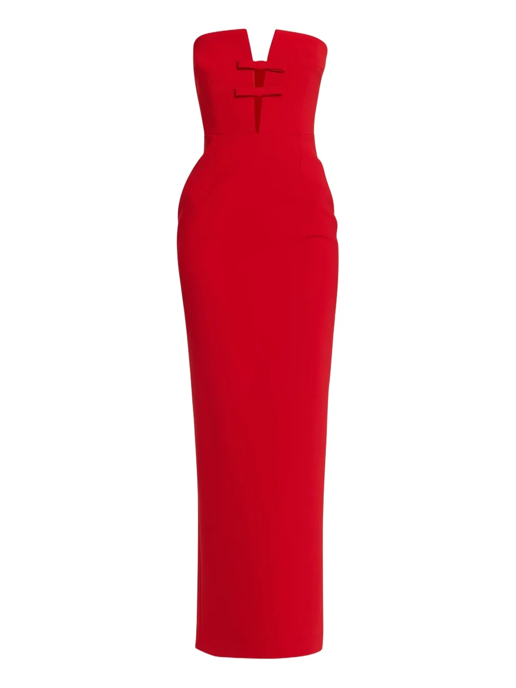 Noa Strapless Plunging Column Gown Noa Strapless Plunging Column Gown