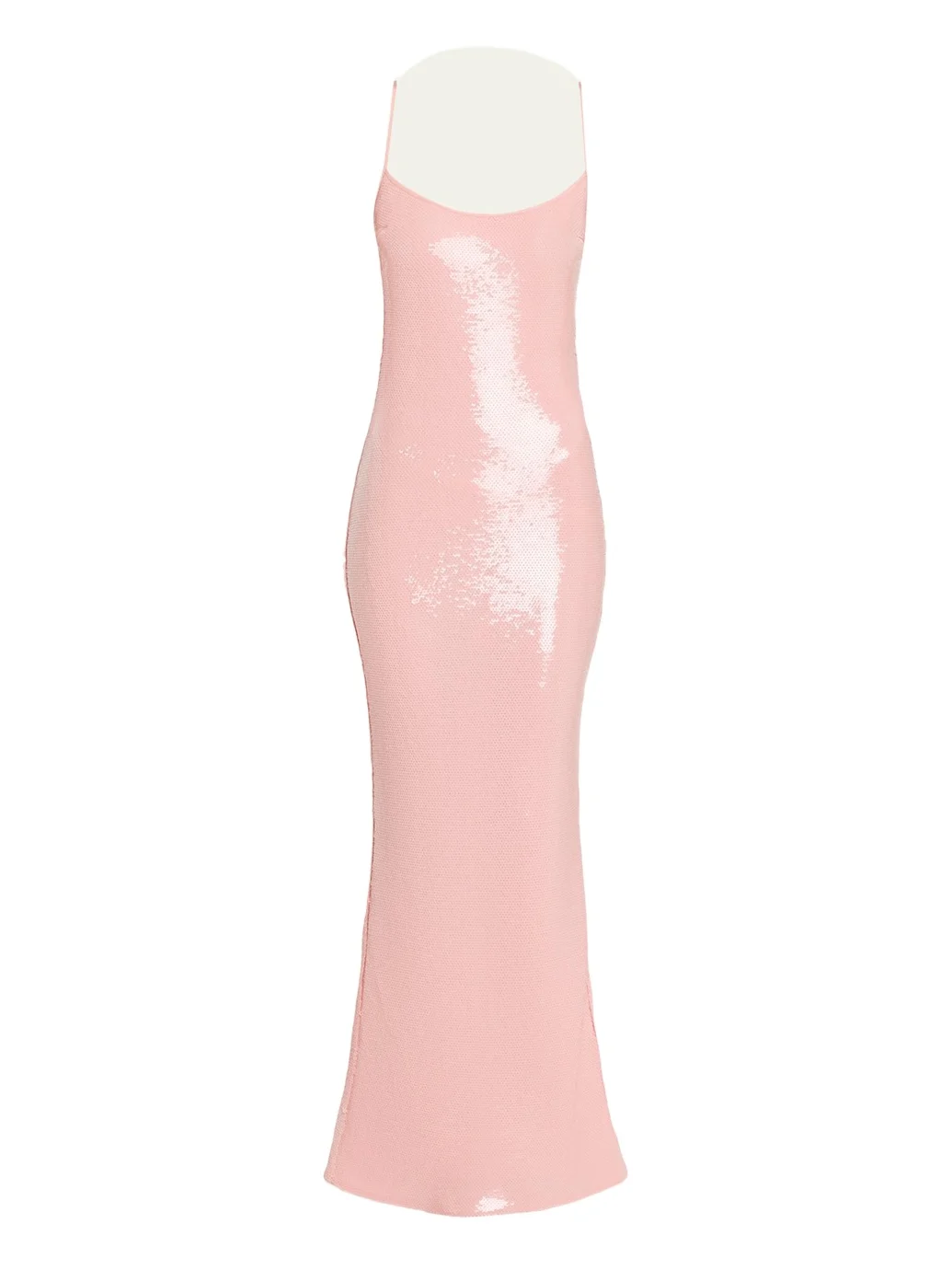 Isis Scoop-Neck Sequin Column Gown