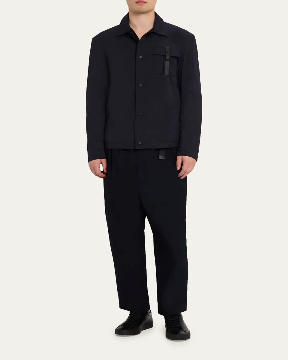 Sease Men's Jib Set Stretch Nylon Overshirt | Thumbnail 2 Sease Men's Jib Set Stretch Nylon Overshirt | Thumbnail 2