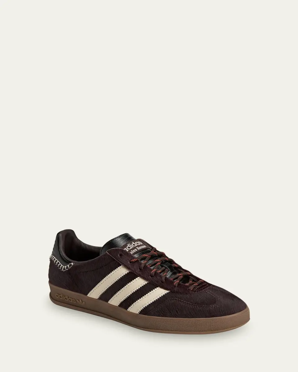 Adidas x Wales Bonner Men's Gazelle Ponyhair Sneakers | Thumbnail 2 Adidas x Wales Bonner Men's Gazelle Ponyhair Sneakers | Thumbnail 2