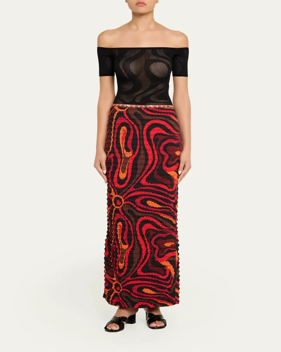 PUCCI Marmo Print Shibori Skirt | Thumbnail 2