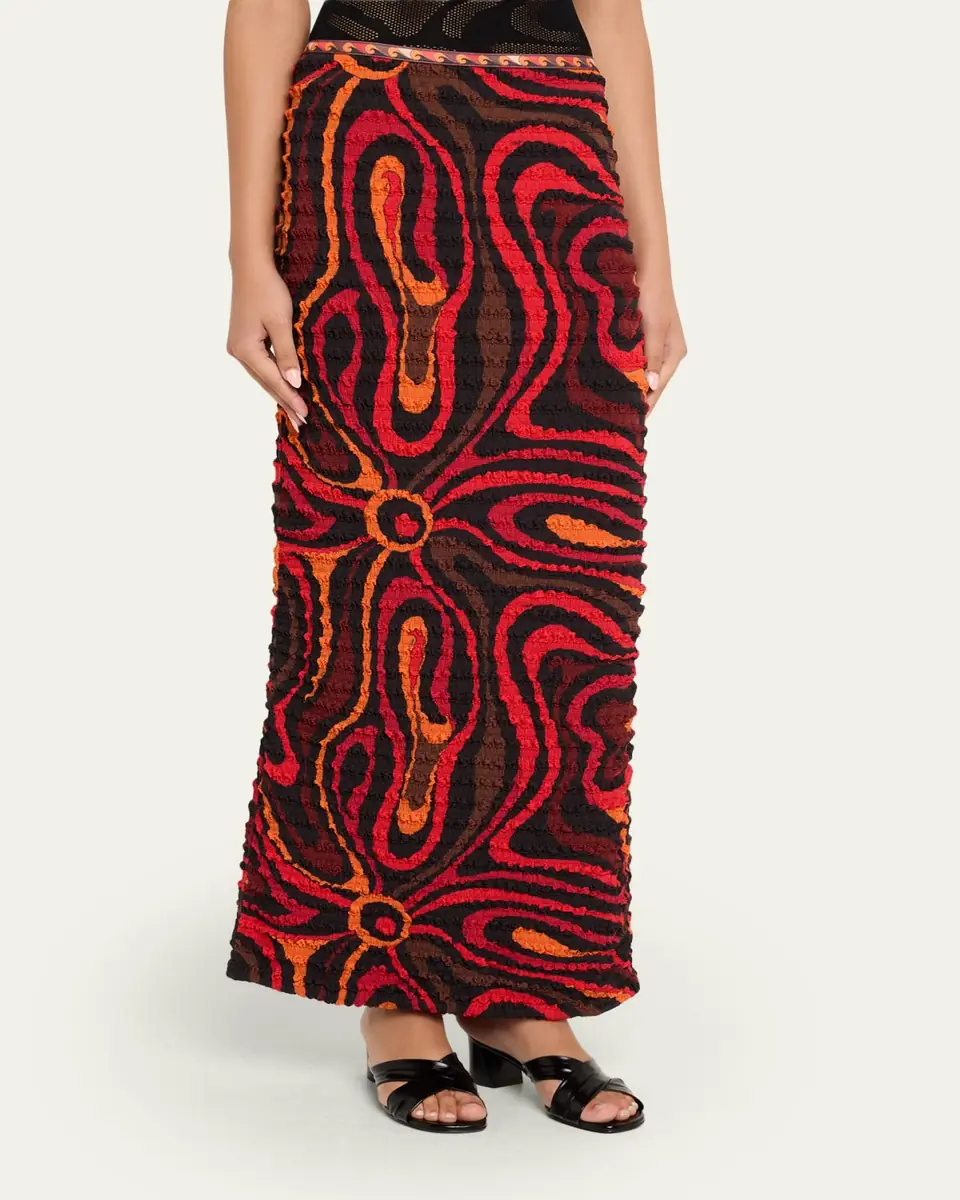 PUCCI Marmo Print Shibori Skirt | Thumbnail 4