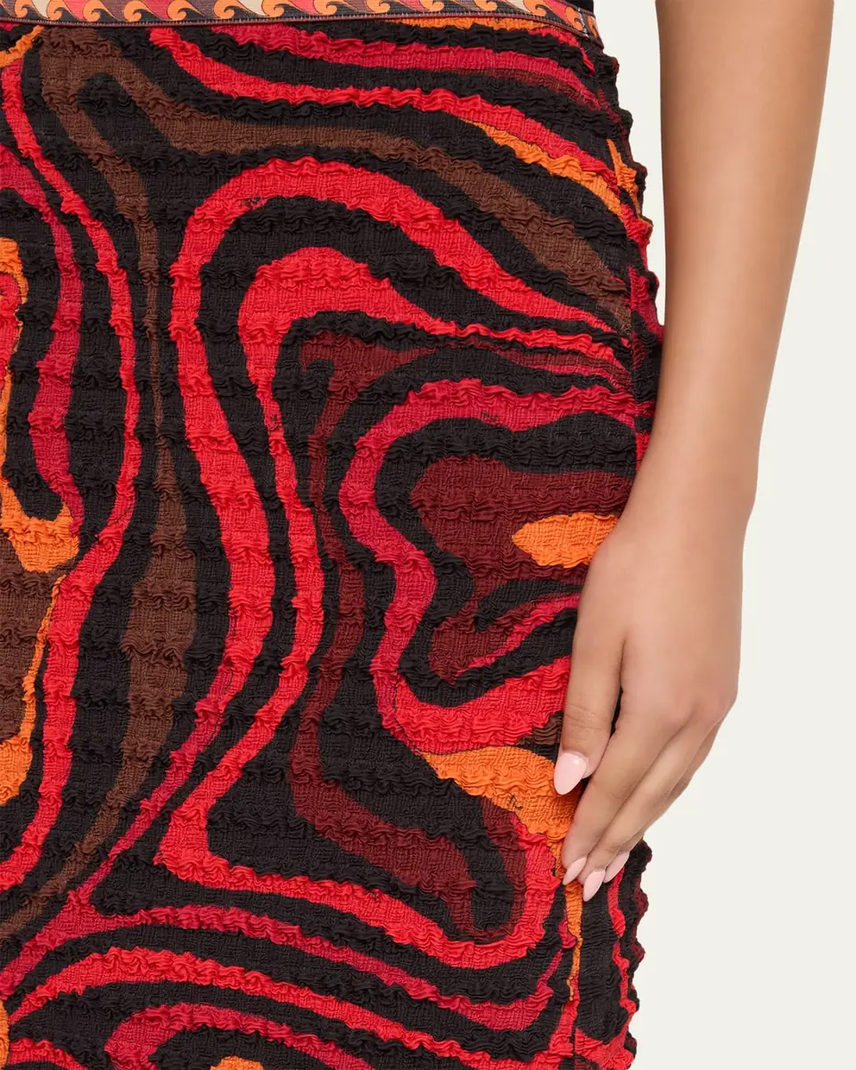 PUCCI Marmo Print Shibori Skirt | Thumbnail 5