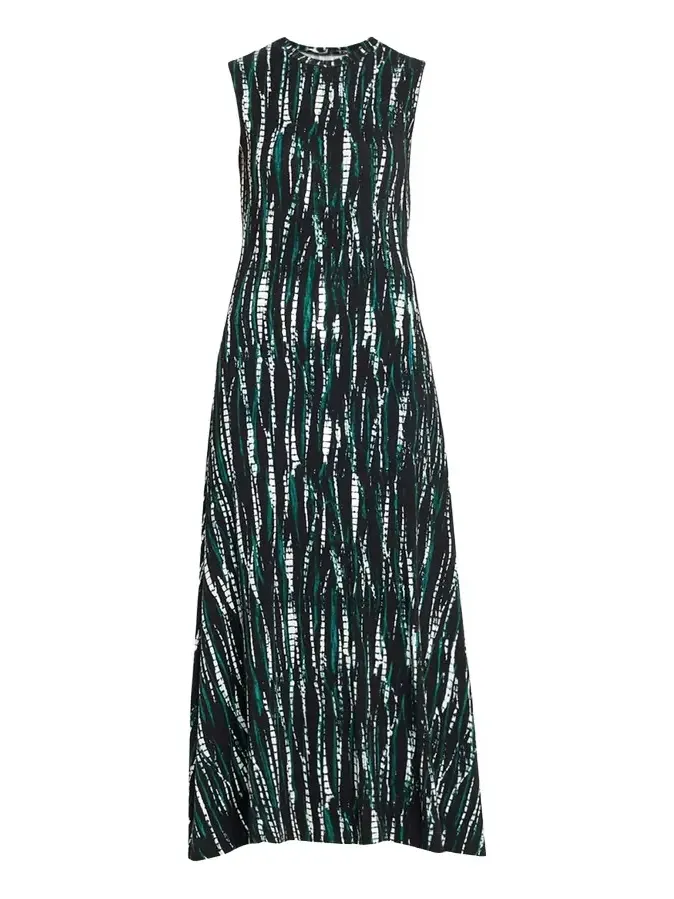 Jordyn Sleeveless Abstract-Print Jersey Maxi Dress Jordyn Sleeveless Abstract-Print Jersey Maxi Dress