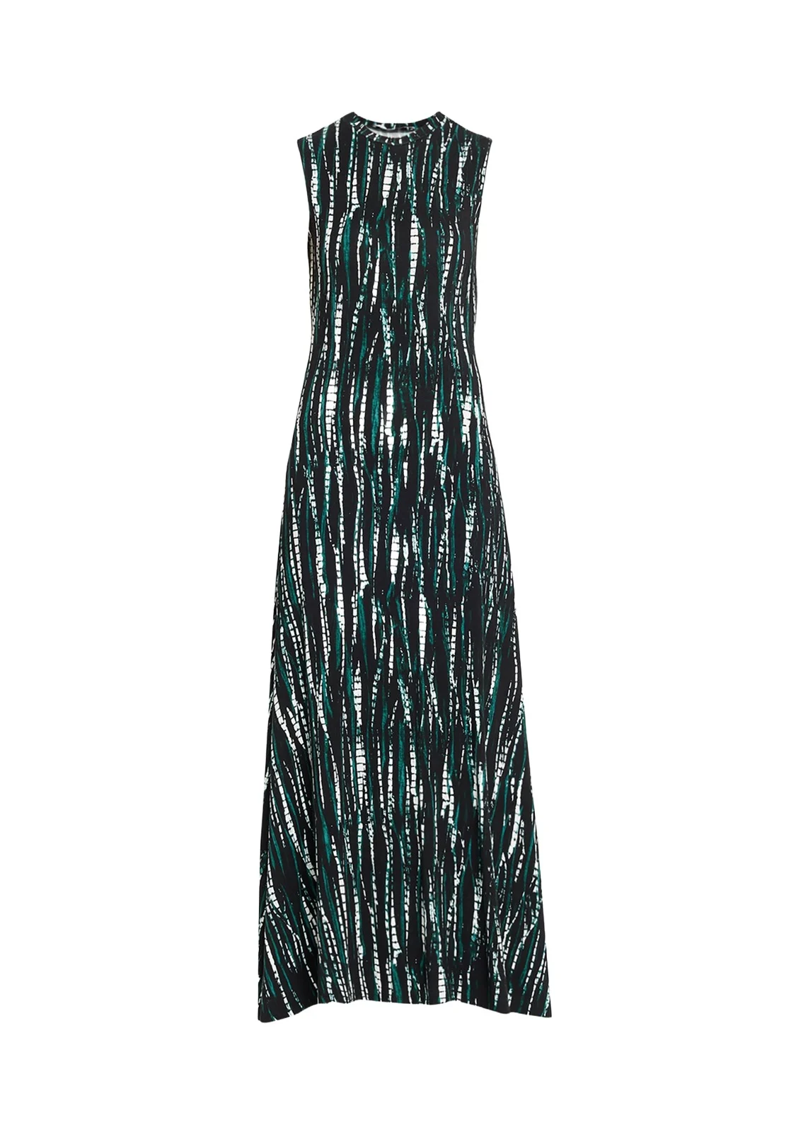 Proenza Schouler White Label Jordyn Sleeveless Abstract-Print Jersey Maxi Dress