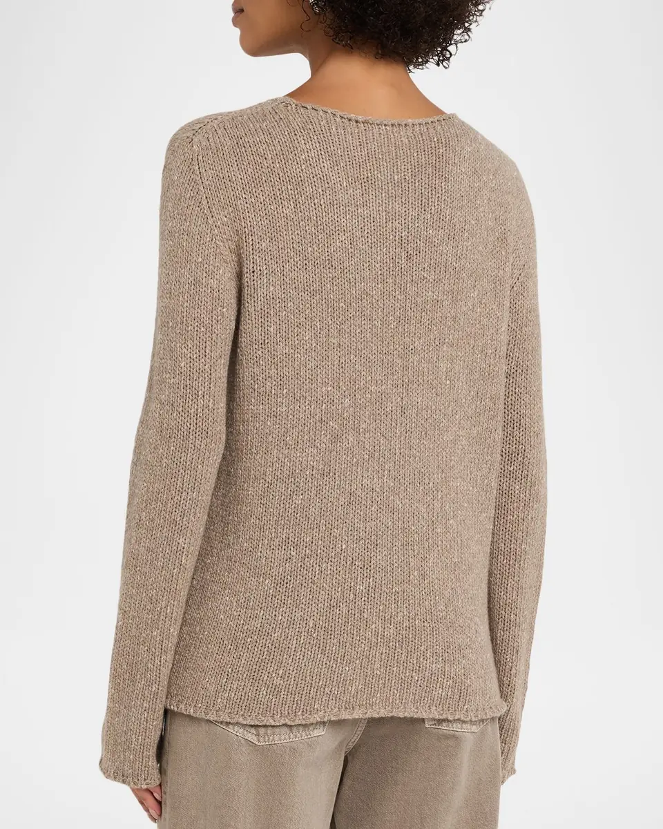 THE ROW Nitha Cashmere Knit Crewneck Sweater | Thumbnail 7 THE ROW Nitha Cashmere Knit Crewneck Sweater | Thumbnail 7