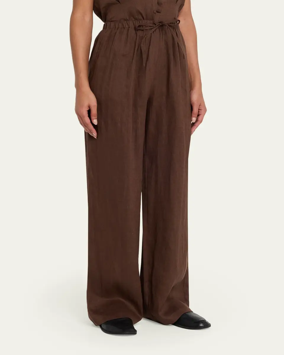 AEXAE Drawstring Linen Pants | Thumbnail 4 AEXAE Drawstring Linen Pants | Thumbnail 4