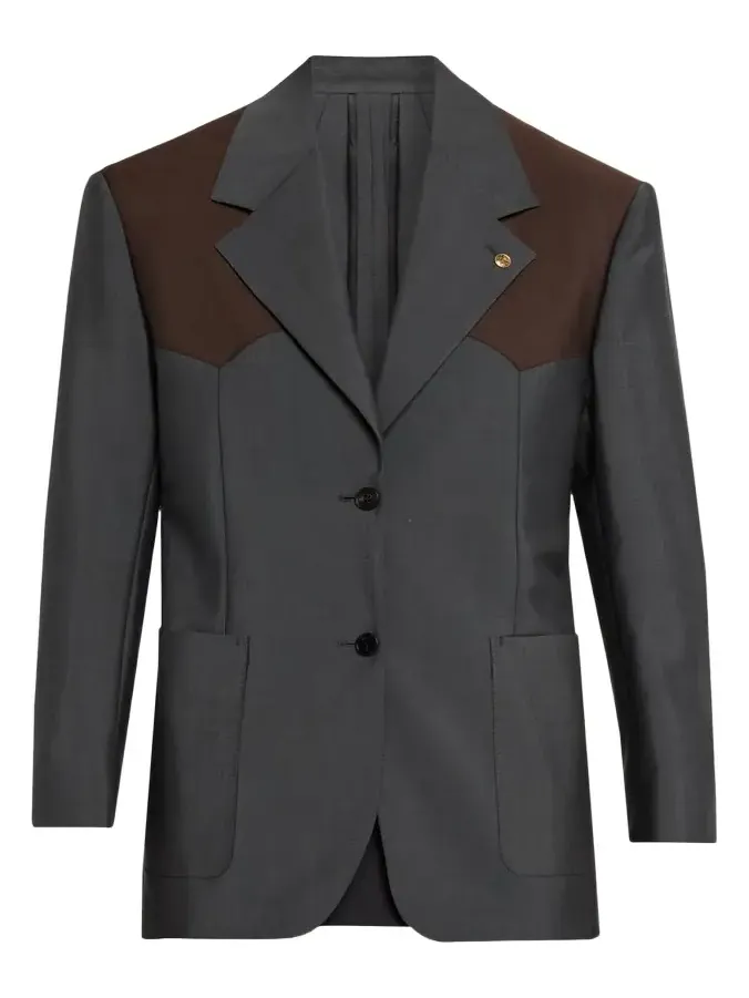 Wool Colorblock Jacket Wool Colorblock Jacket