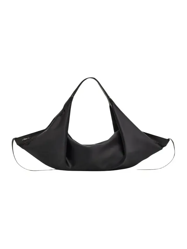 Luna Medium Satin Shoulder Bag Luna Medium Satin Shoulder Bag