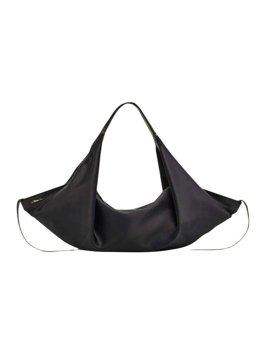 Luna Medium Satin Shoulder Bag