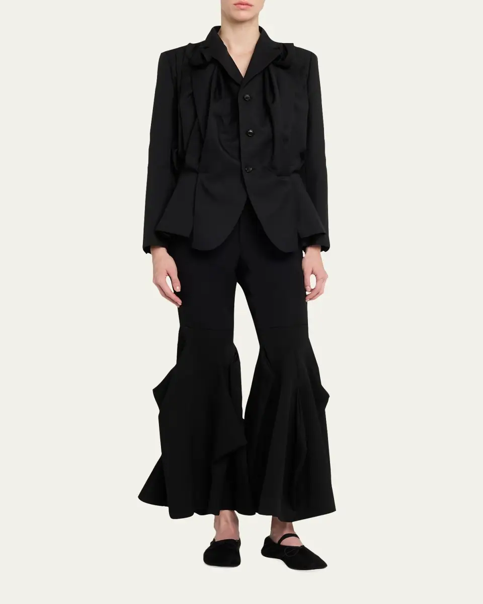 Comme des Garçons Draped Single-Breasted Blazer | Thumbnail 2