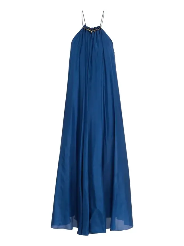 Aster Gathered Bead Maxi Dress Aster Gathered Bead Maxi Dress