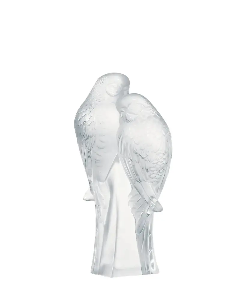 Lalique Two Parakeets Figure | Image 1 Lalique Two Parakeets Figure | Image 1