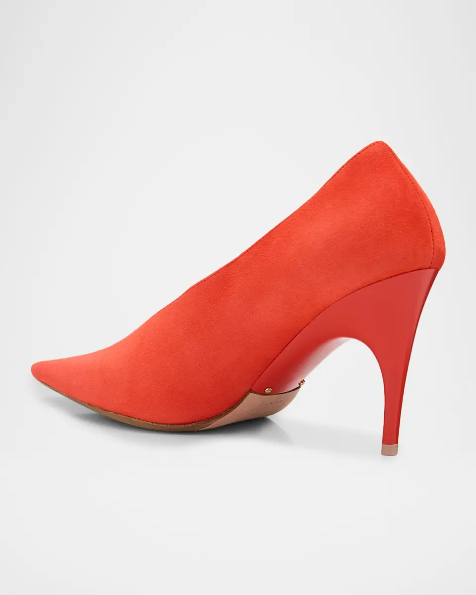 Balenciaga 90mm Duchesse Suede Pumps | Thumbnail 3 Balenciaga 90mm Duchesse Suede Pumps | Thumbnail 3