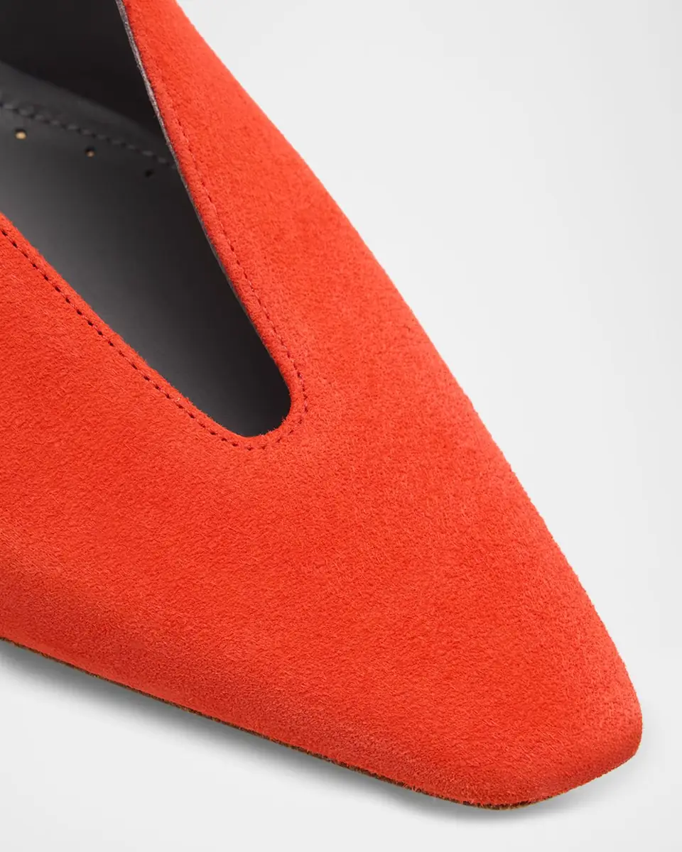 Balenciaga 90mm Duchesse Suede Pumps | Thumbnail 4 Balenciaga 90mm Duchesse Suede Pumps | Thumbnail 4
