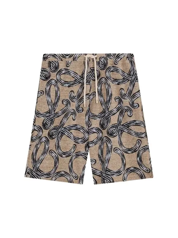 x Paula's Ibiza Men's Cotton-Terry Logo Script Shorts x Paula's Ibiza Men's Cotton-Terry Logo Script Shorts