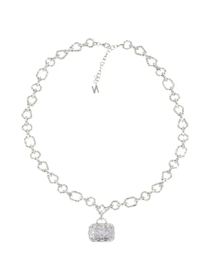 Houlehan Necklace with Crushed Ice Pendant Houlehan Necklace with Crushed Ice Pendant