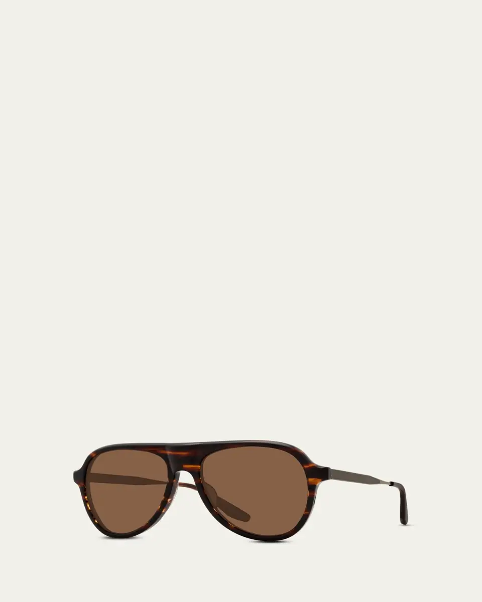 Barton Perreira 007 Vedretta Acetate Aviator Sunglasses | Thumbnail 2 Barton Perreira 007 Vedretta Acetate Aviator Sunglasses | Thumbnail 2