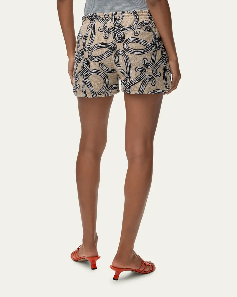 Loewe x Paula's Ibiza Anagram-Print Towelling Pull-On Shorts | Thumbnail 3 Loewe x Paula's Ibiza Anagram-Print Towelling Pull-On Shorts | Thumbnail 3