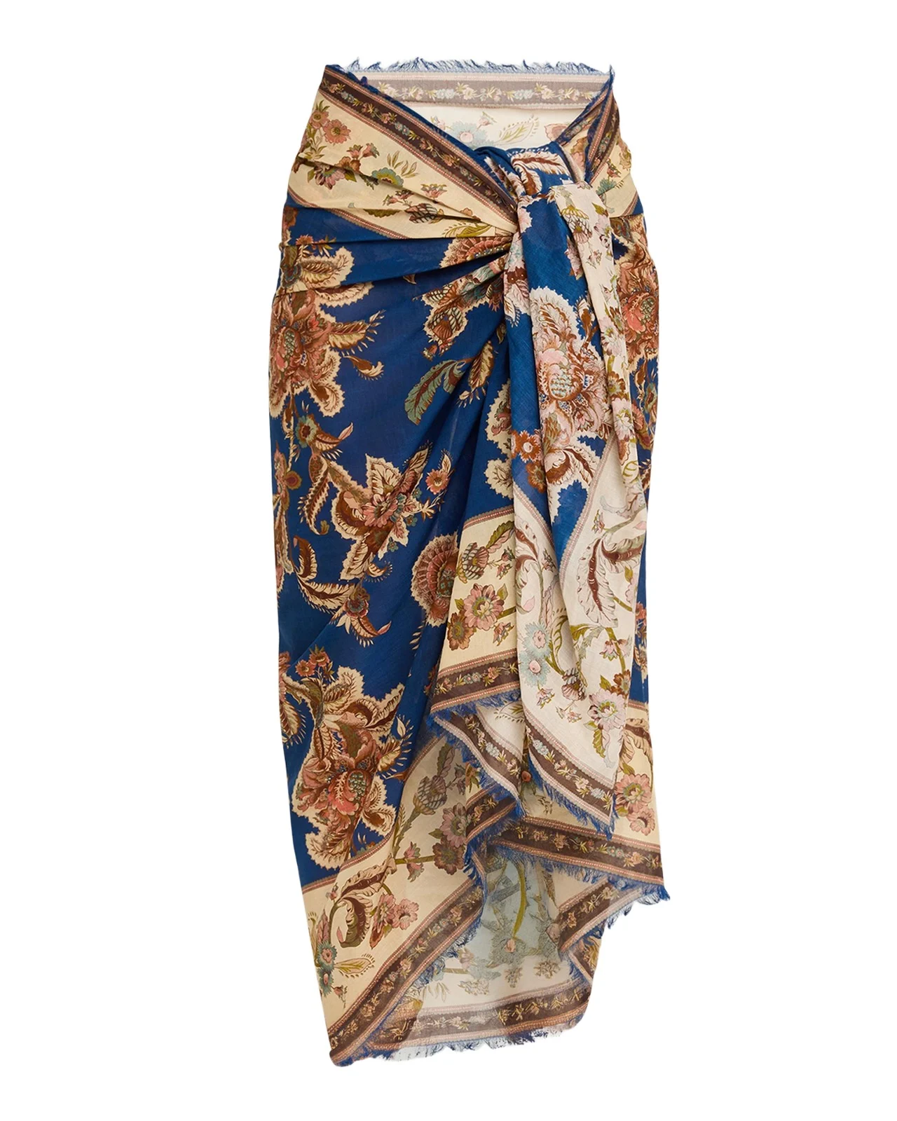 Printed Cotton Pareo Coverup Printed Cotton Pareo Coverup
