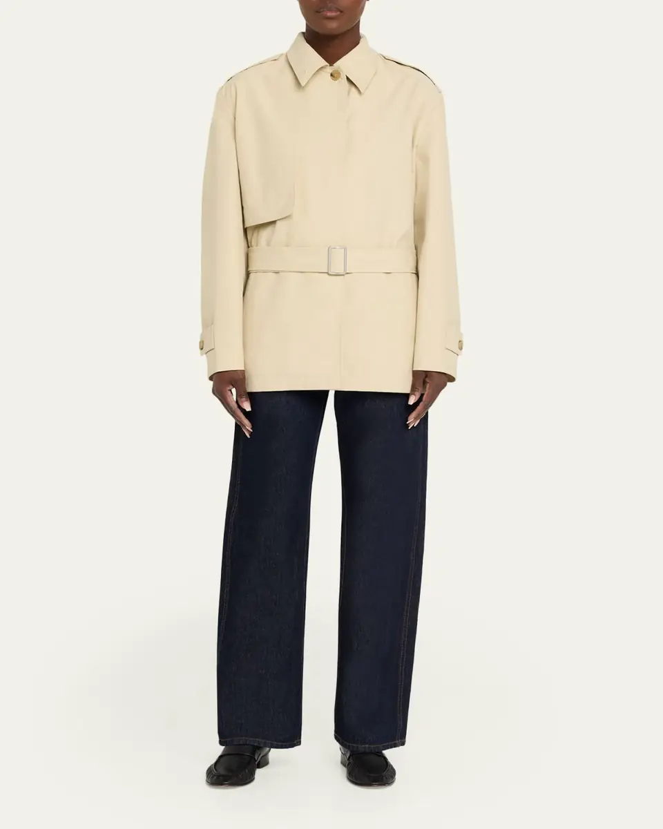 Vince Cotton-Blend Short Jacket | Thumbnail 2 Vince Cotton-Blend Short Jacket | Thumbnail 2