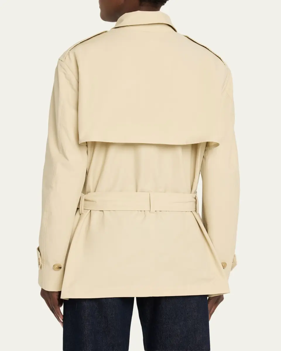 Vince Cotton-Blend Short Jacket | Thumbnail 3 Vince Cotton-Blend Short Jacket | Thumbnail 3