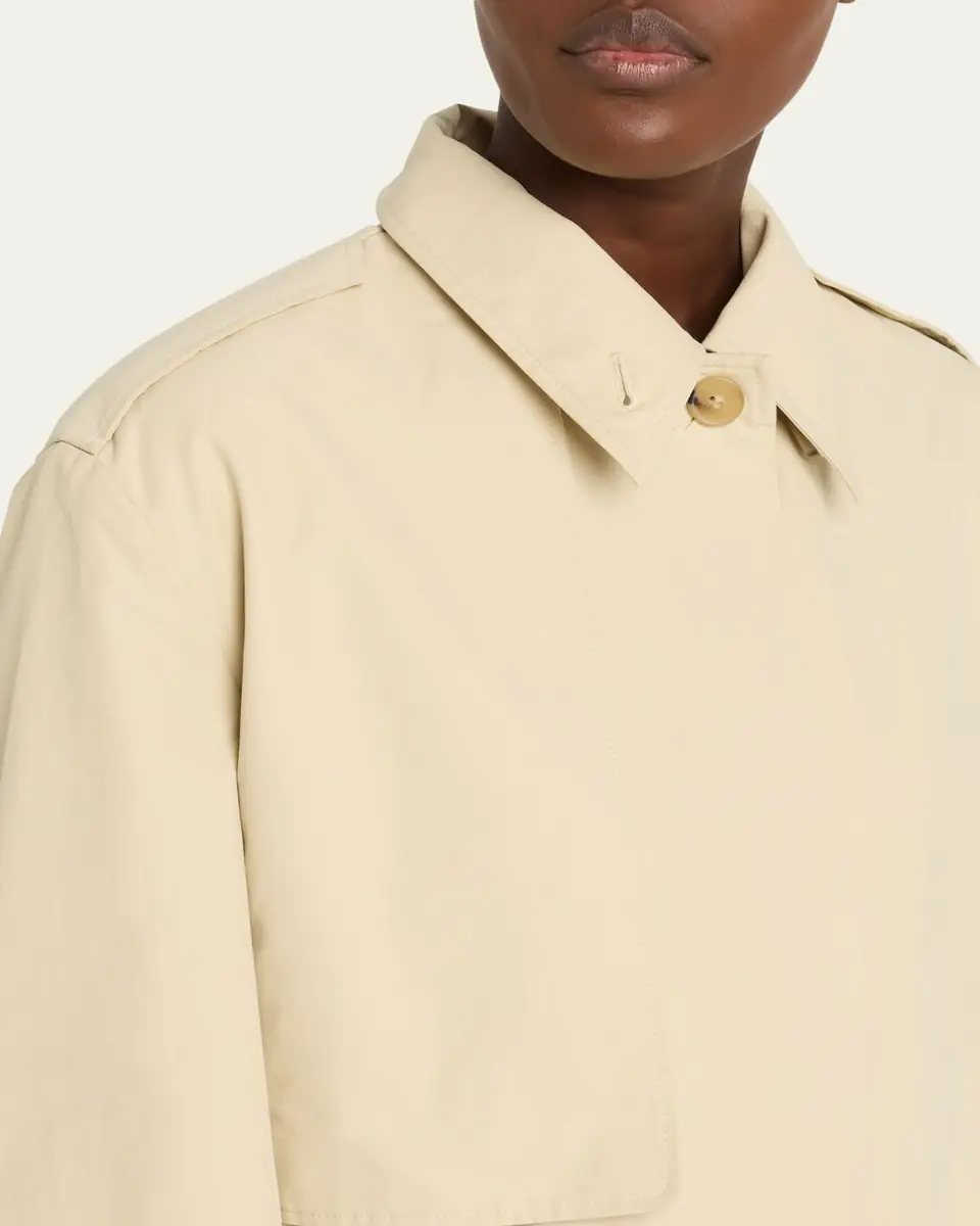 Vince Cotton-Blend Short Jacket | Thumbnail 5 Vince Cotton-Blend Short Jacket | Thumbnail 5