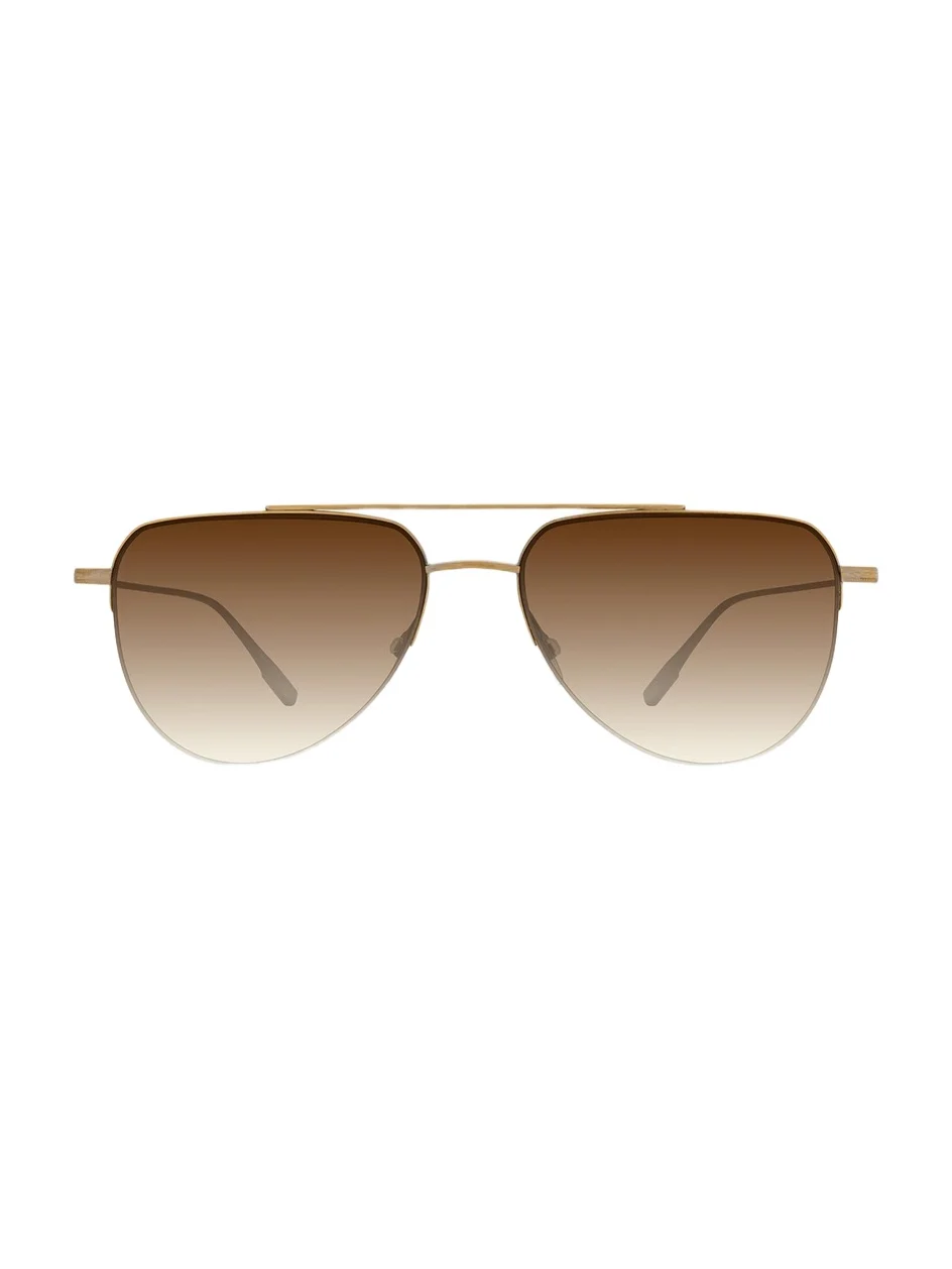 McNair 55mm Titanium Aviator Sunglasses