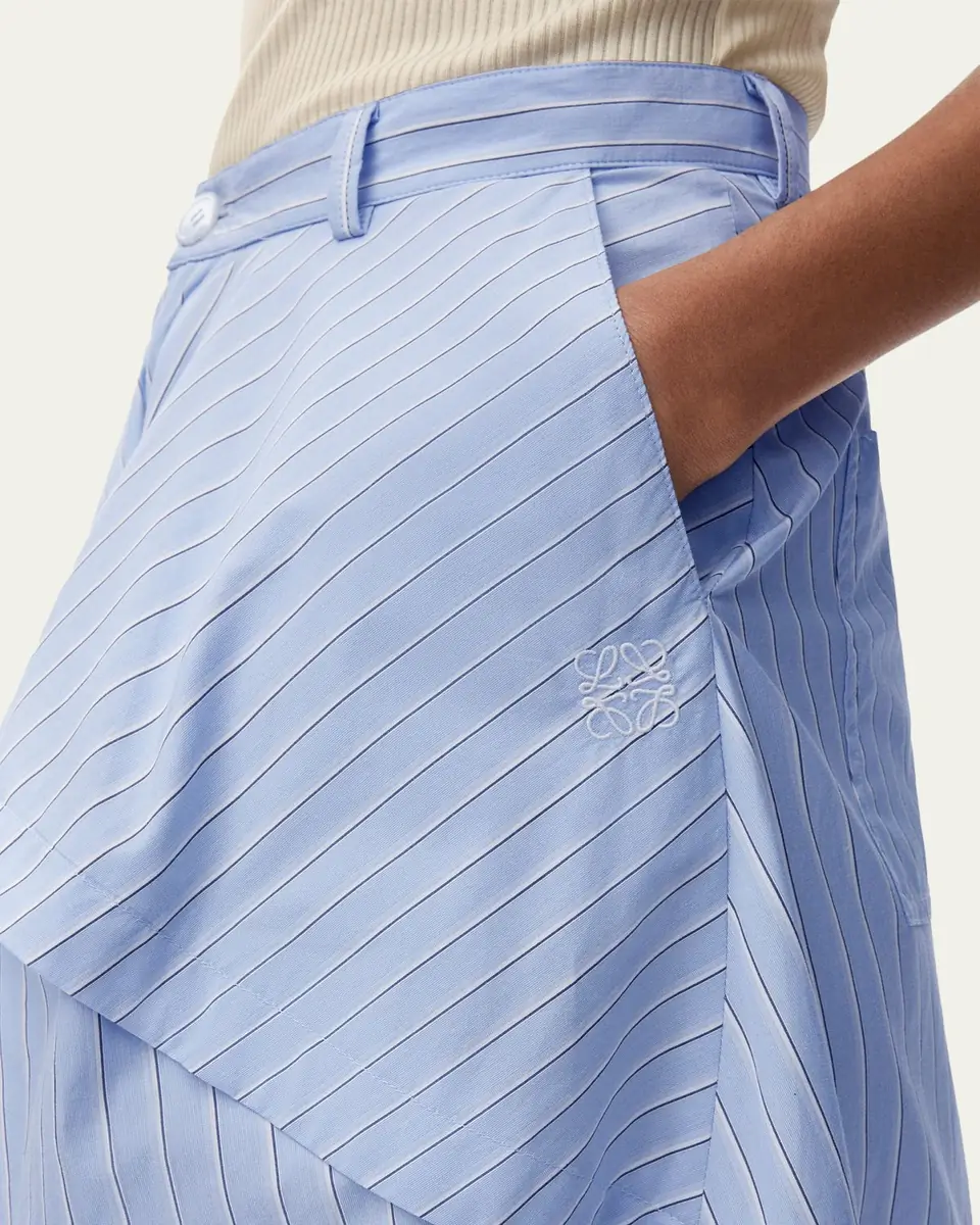 Loewe x Paula's Ibiza Striped Cotton Yoked Wide-Leg Trousers | Thumbnail 5 Loewe x Paula's Ibiza Striped Cotton Yoked Wide-Leg Trousers | Thumbnail 5
