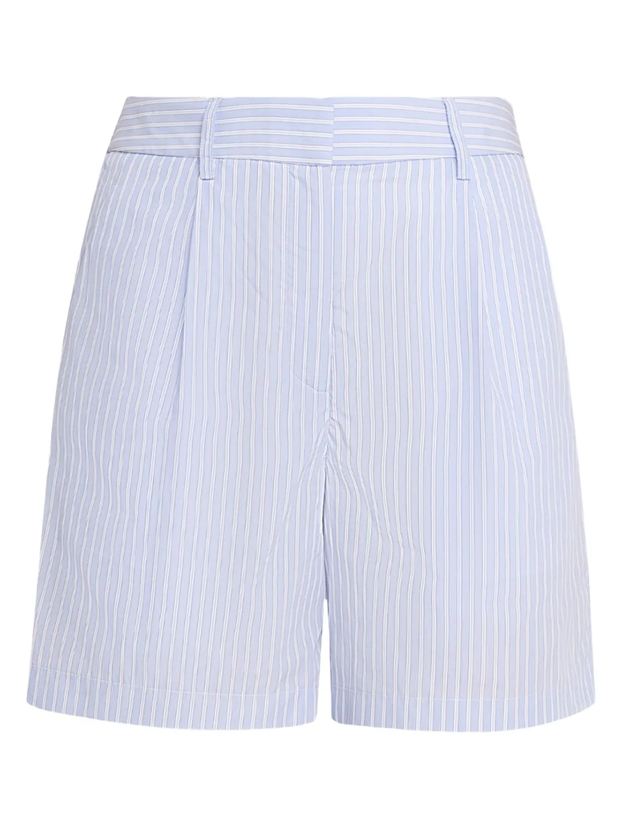 TWP Henry St Shorts in Spaced Shirt Striping