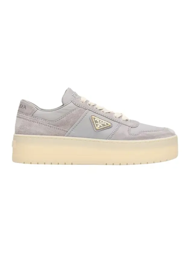 Downtown Bold Re-Nylon and Suede Platform Sneakers