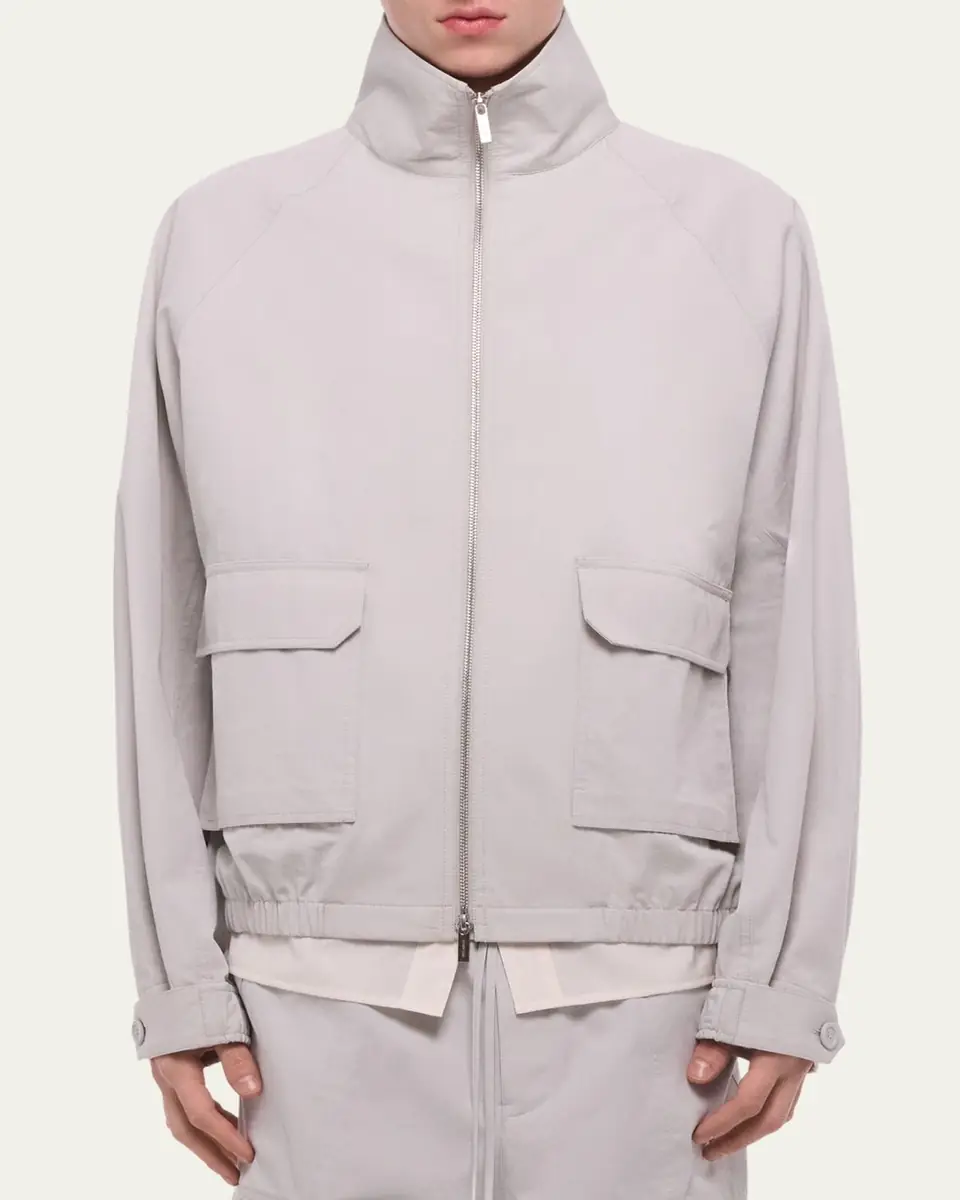 Helmut Lang Men's Utility Cropped Parka Jacket | Thumbnail 4 Helmut Lang Men's Utility Cropped Parka Jacket | Thumbnail 4
