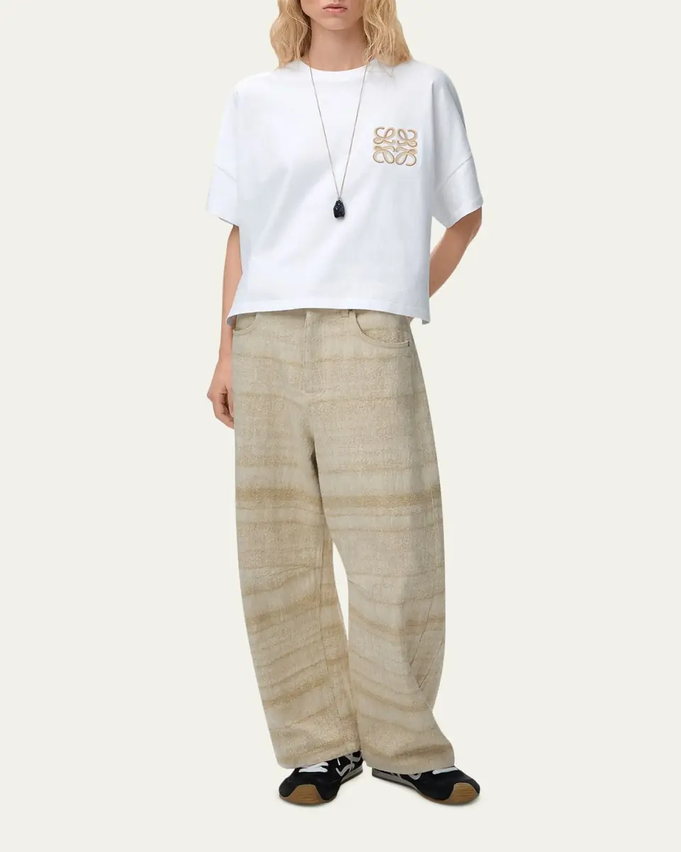 Loewe x Paula's Ibiza Cotton Boxy Fit Anagram T-Shirt | Thumbnail 2