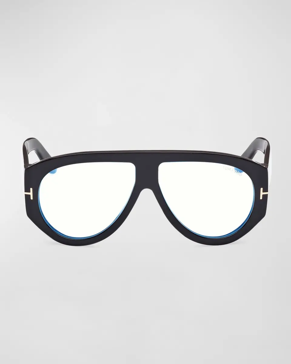 Tom Ford Blue Blocking Acetate Aviator Glasses | Thumbnail 3