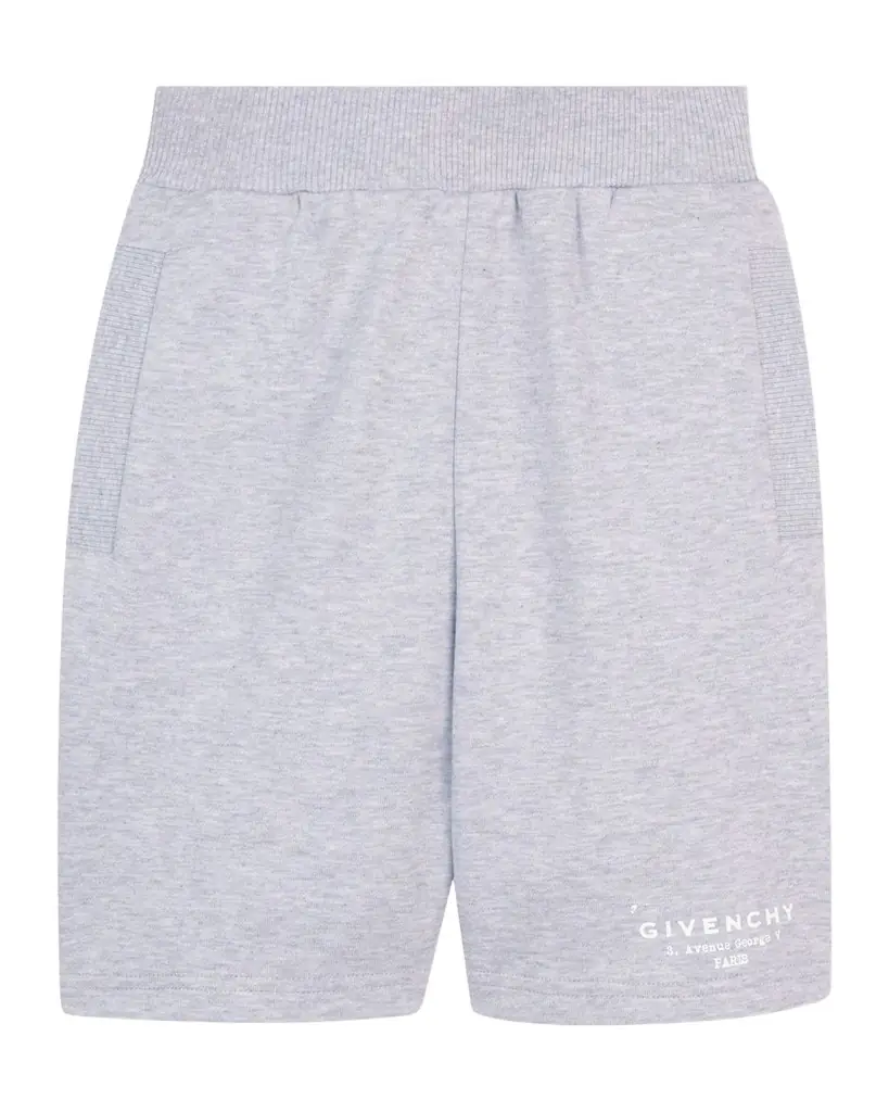 Givenchy Boy 's Logo-Print Knit Shorts, Size 8-14 | Image 1 Givenchy Boy 's Logo-Print Knit Shorts, Size 8-14 | Image 1