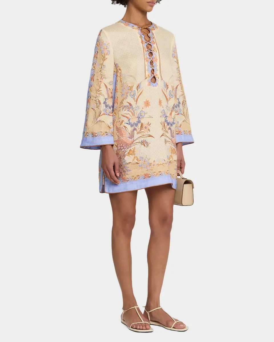 Zimmermann Indra Tunic Mini Dress | Thumbnail 3