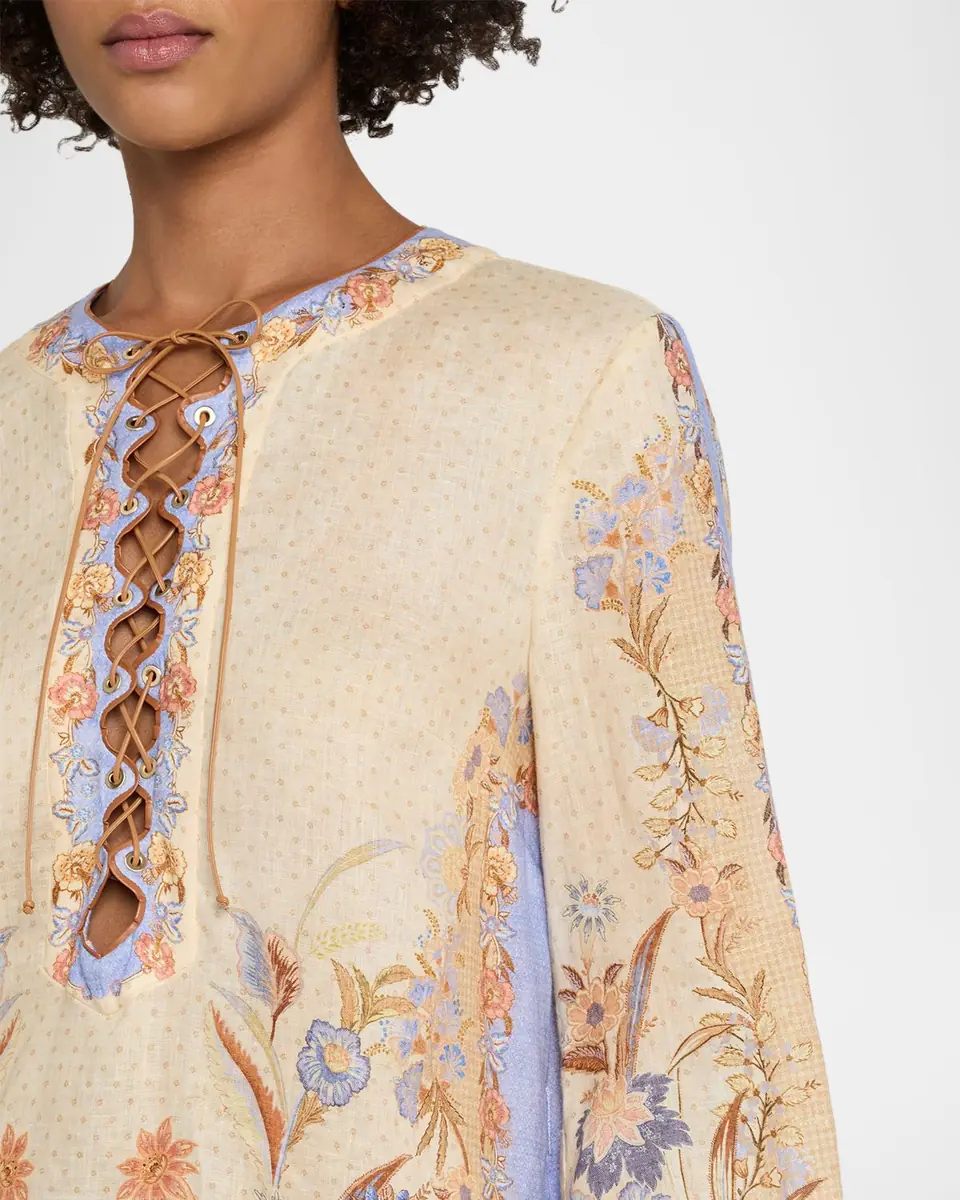 Zimmermann Indra Tunic Mini Dress | Thumbnail 4