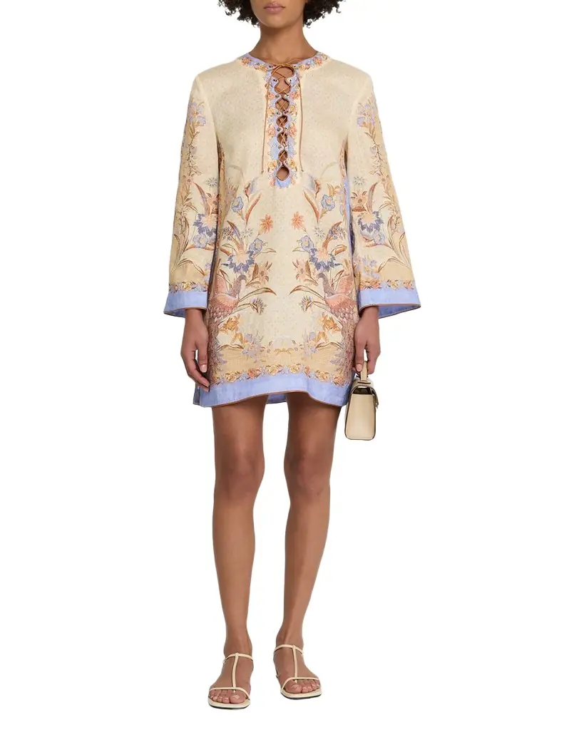 Zimmermann Indra Tunic Mini Dress | Image 1 Zimmermann Indra Tunic Mini Dress | Image 1