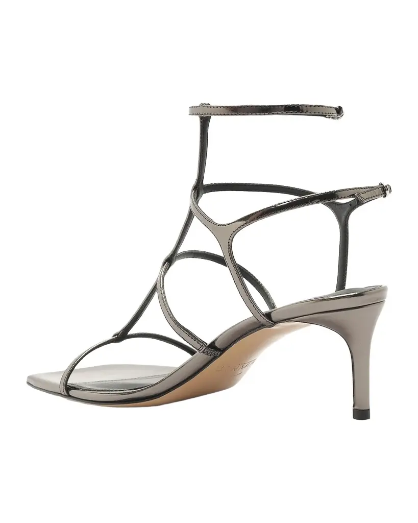 Alexandre Birman 60mm Amanda Metallic Leather Sandals | Image 1 Alexandre Birman 60mm Amanda Metallic Leather Sandals | Image 1