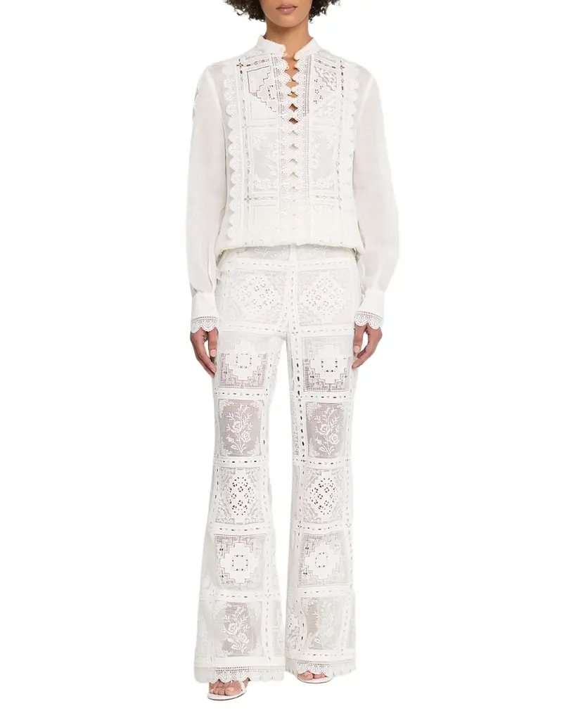 Zimmermann Aster Embroidered Blouse | Image 1 Zimmermann Aster Embroidered Blouse | Image 1