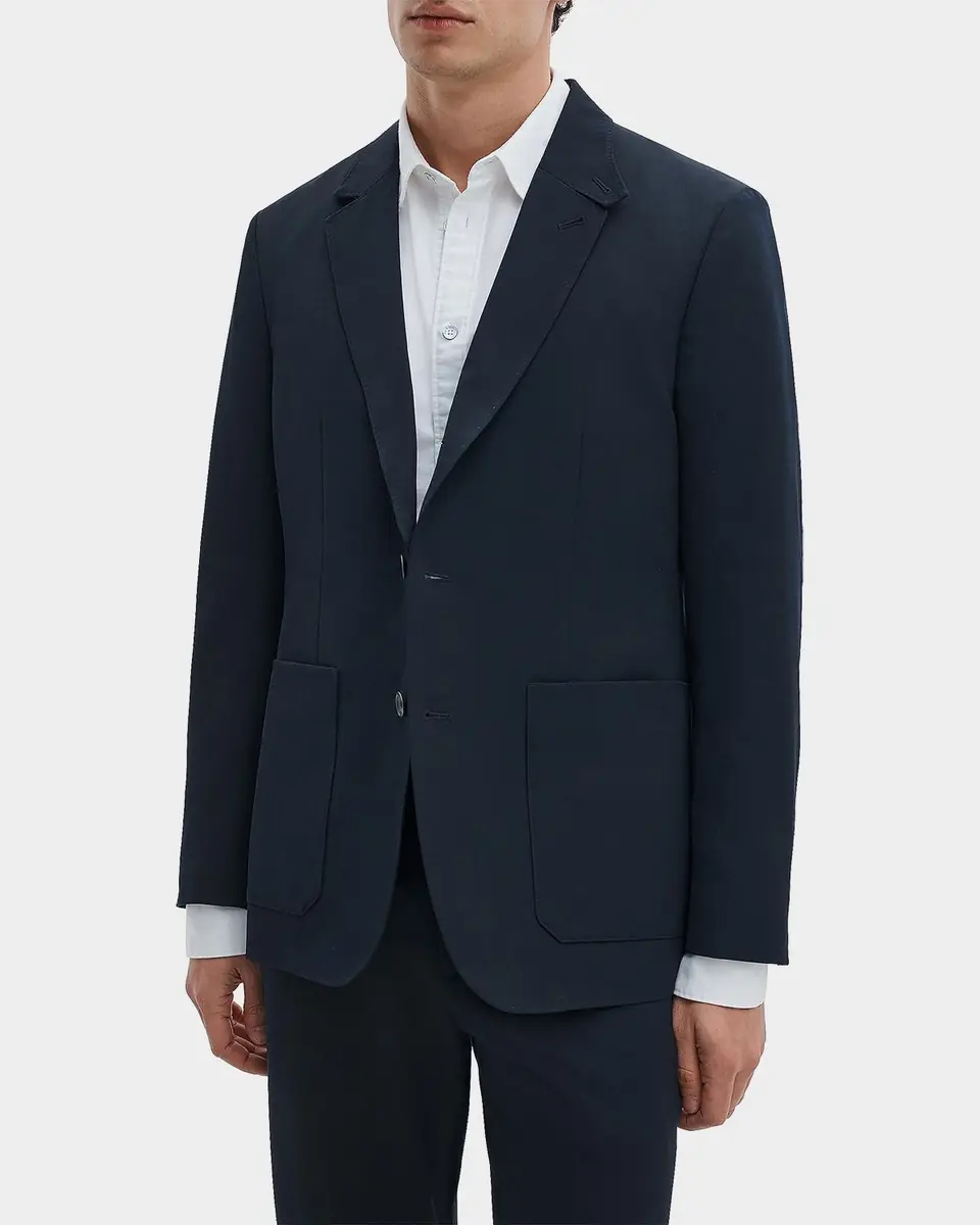 rag & bone Men's Vincent Wool Gabardine Notch-Lapel Blazer | Thumbnail 4 rag & bone Men's Vincent Wool Gabardine Notch-Lapel Blazer | Thumbnail 4