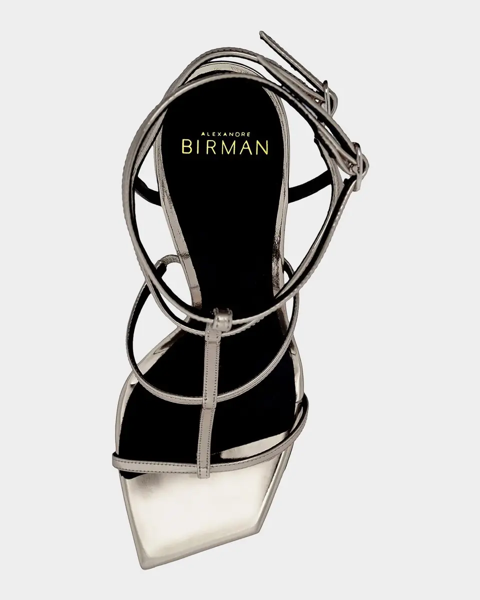 Alexandre Birman 100mm Amanda Metallic Leather Sandals | Thumbnail 4 Alexandre Birman 100mm Amanda Metallic Leather Sandals | Thumbnail 4