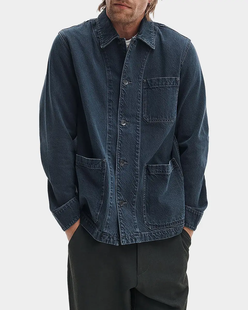 rag & bone Men's Evan Patch-Pocket Denim Jacket | Thumbnail 6 rag & bone Men's Evan Patch-Pocket Denim Jacket | Thumbnail 6